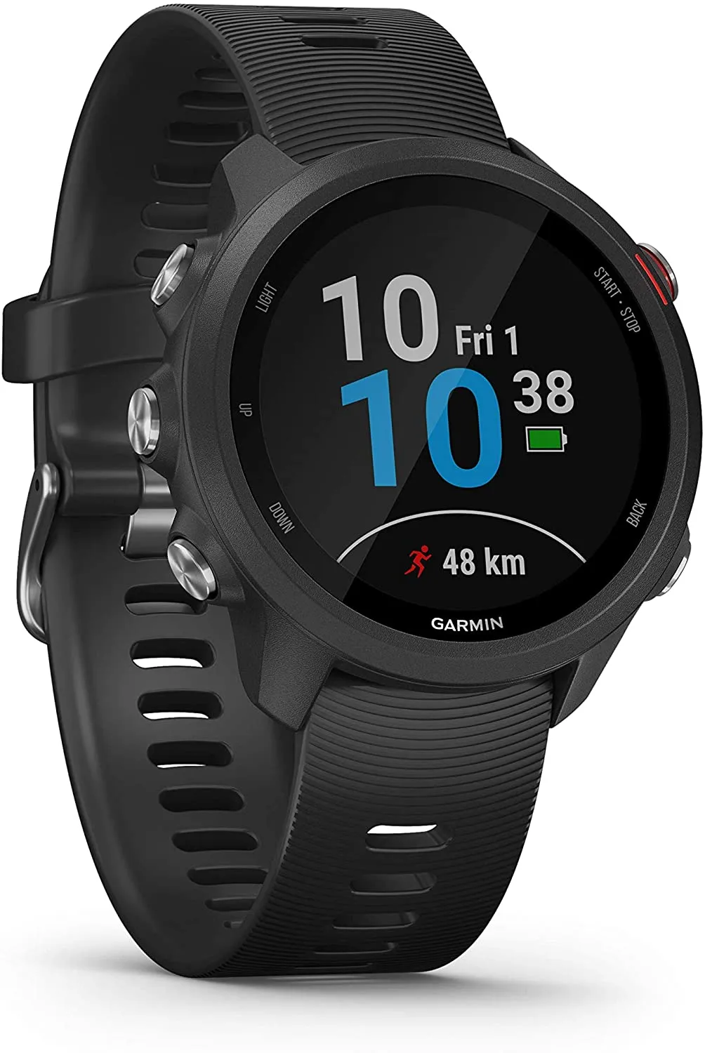 Garmin Forerunner 245 GPS Running Smartwatch (010-02120-20, Lime/Orange/Pink)