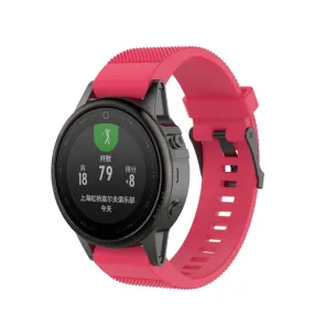 Garmin Instinct 2S Camo Edition silicone sports bracelet with quick-release fastener (joint circumference: 160-210 mm) - red