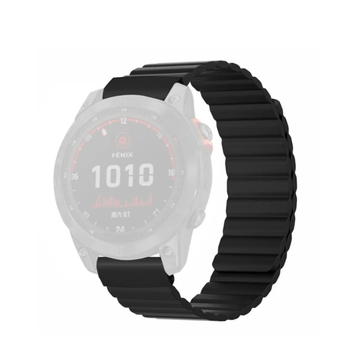 Garmin Tactix Bravo Silicone Sport Magnetic Wristband - Black