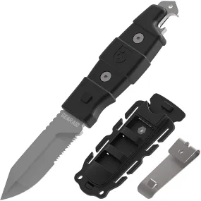 Gear Aid 3" Buri Drop Point Fixed Blade Utility Knife with Sheath