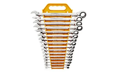 GEARWRENCH 13-Piece 72-Tooth 12 Point Ratcheting Combination SAE Wrench Set