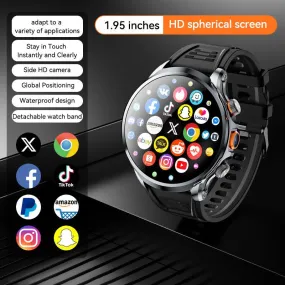 H18 Round Screen Card Smart Watch