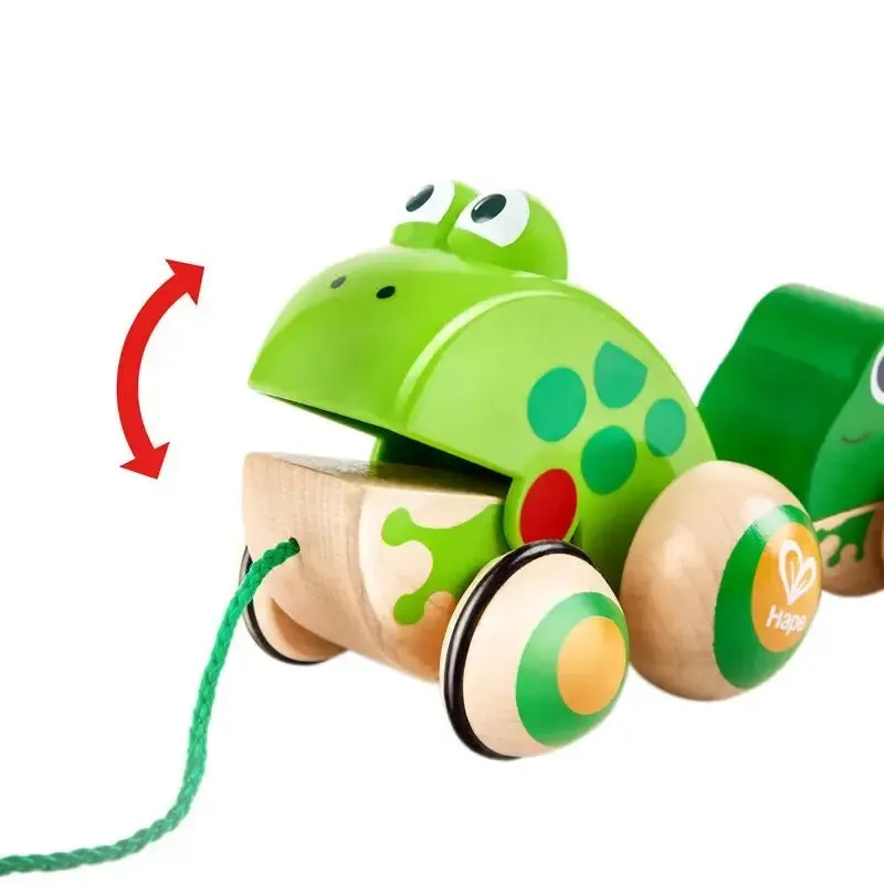 Hape Pull-Along Frog Family