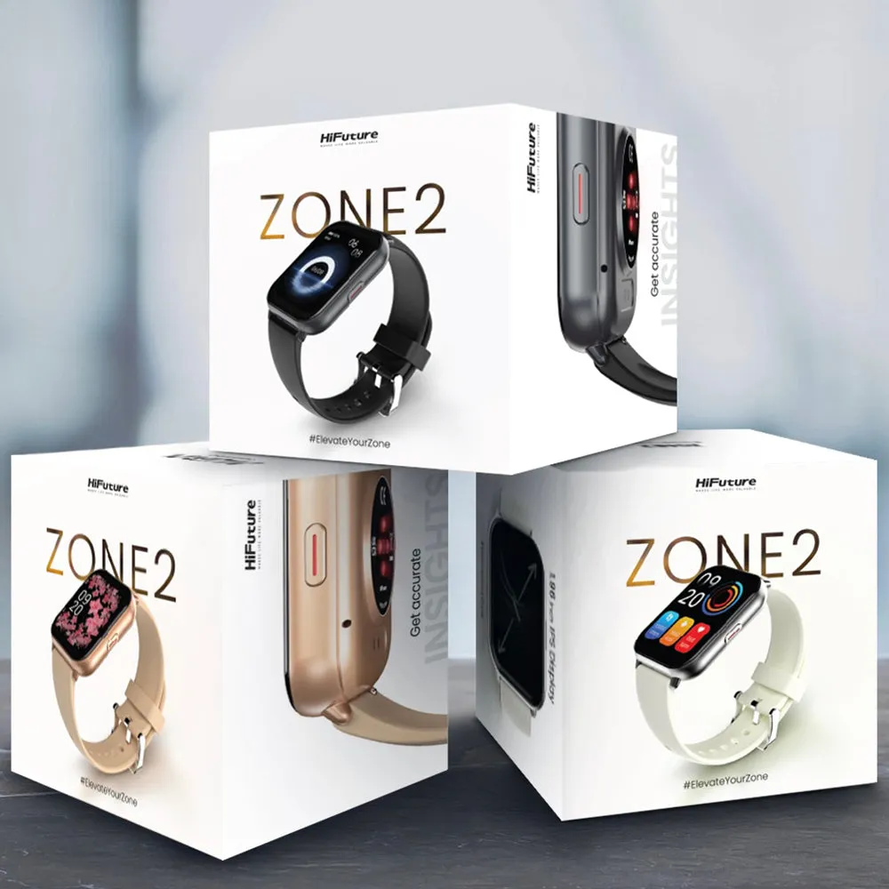 HiFuture Zone2 Everyday Wireless Calling Smartwatch For Android 4.4/iOS9 (Silver)