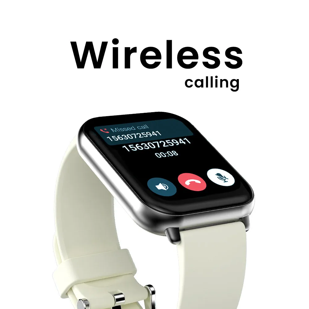 HiFuture Zone2 Everyday Wireless Calling Smartwatch For Android 4.4/iOS9 (Silver)