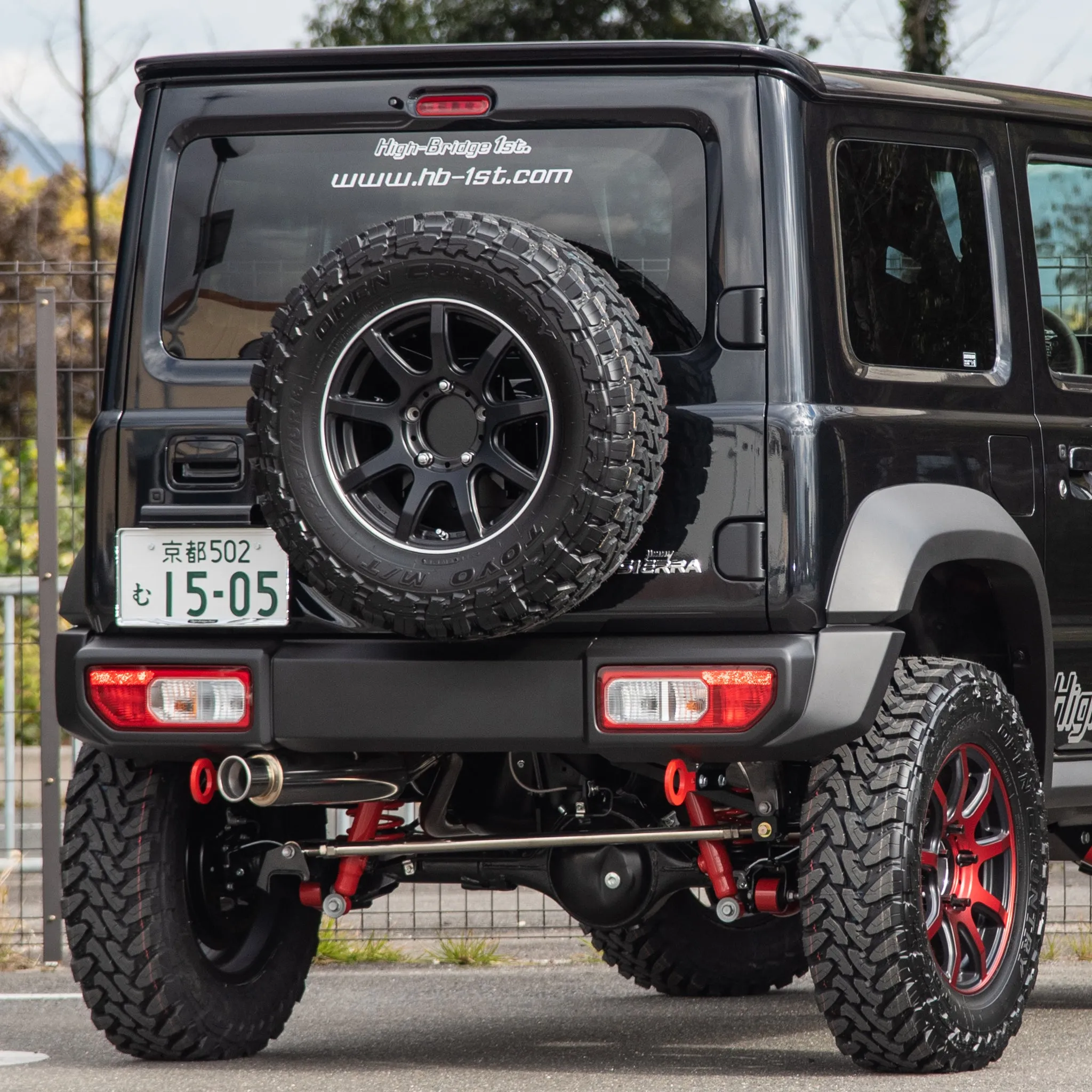 High-Bridge First Front & Rear Bumper Set for Suzuki Jimny JB74 (2018 )