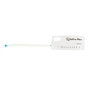 Hollister VaPro Plus Touch Free Hydrophilic Intermittent Catheter 14Fr, 16"