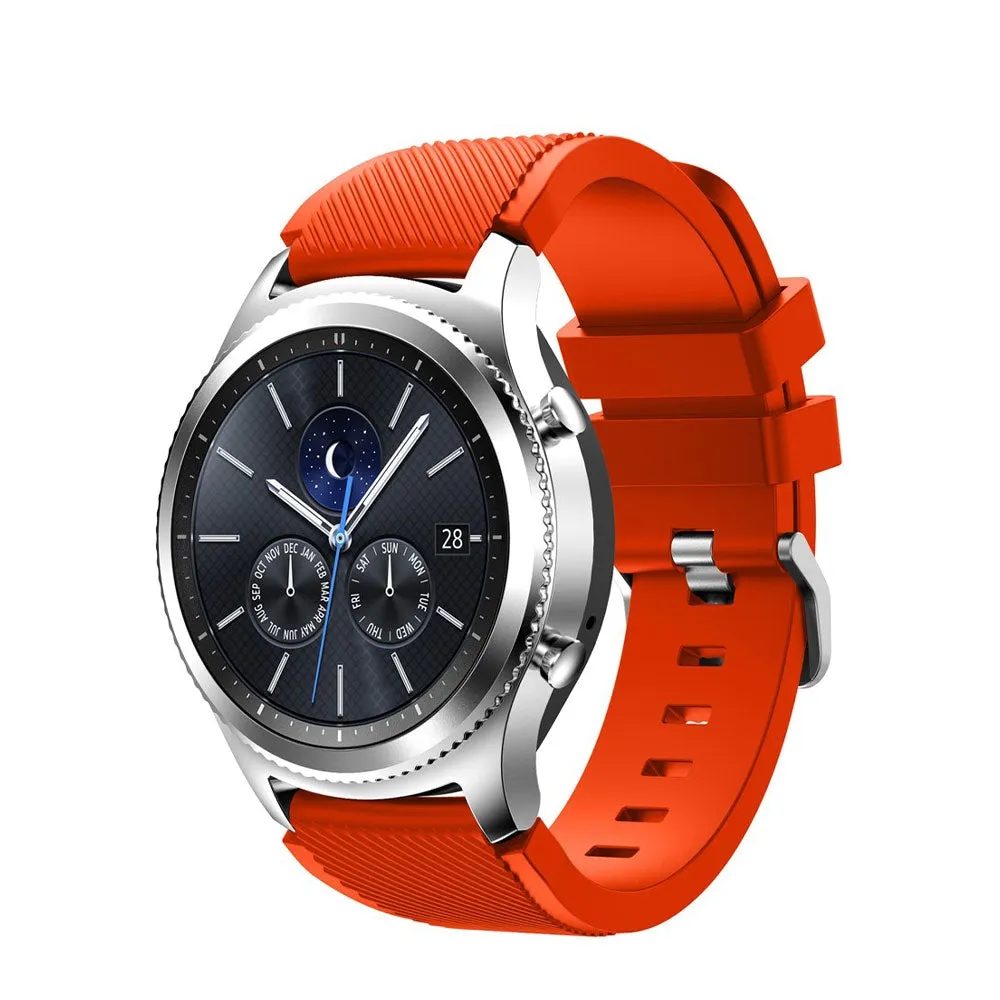 Huawei Watch (46mm) GT 2 Pro / GT 2e / GT 2 / GT Active / GT Replacement Sport Silicone Strap - Orange