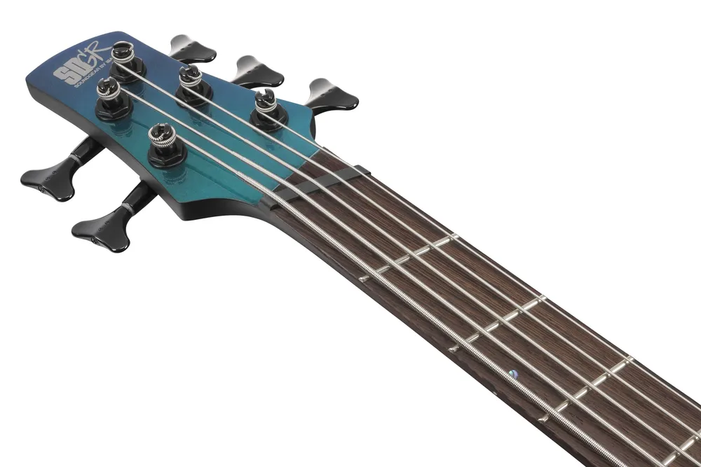 Ibanez SRMS725BCM 5 String Electric Bass Guitar Blue Chameleon