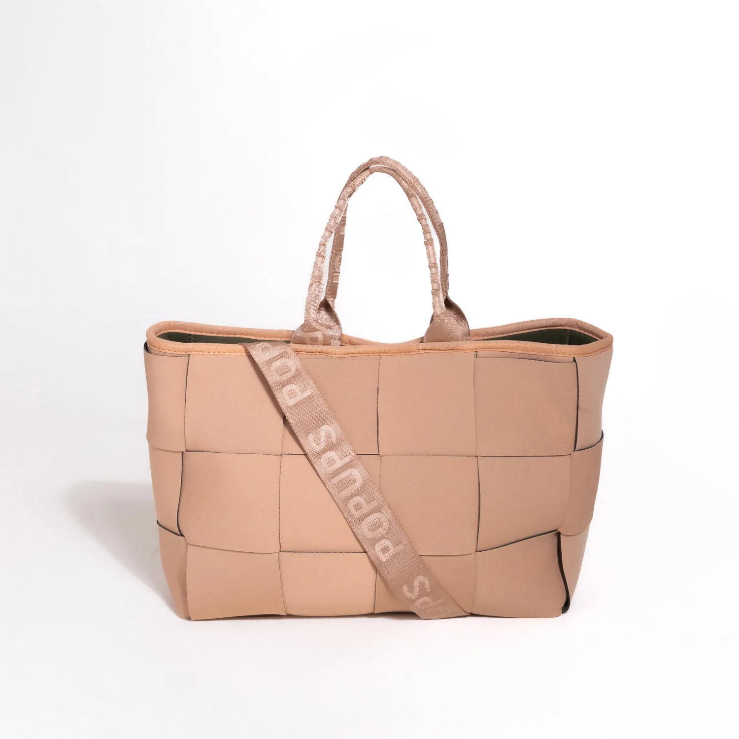 ICON TOTE   FLAP CROSSBODY - TAN