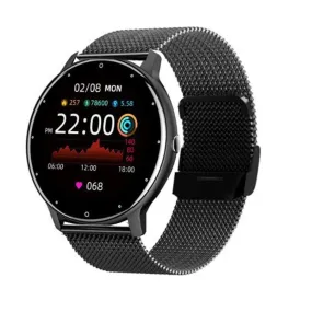 IP67 Waterproof Smart Watch with Heart Rate Monitoring and Steel Band - 1.28 Inch Display