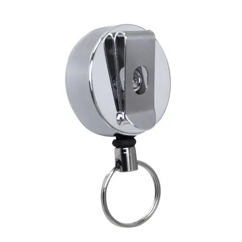 Kolorcoat™ Mini Bottle Opener with Retractable Reel – Stripes