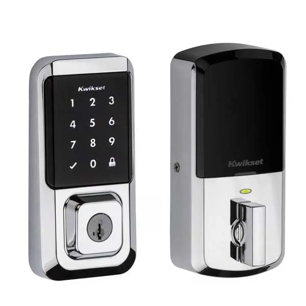 Kwikset - Halo 939 - Electronic Touchscreen Deadbolt - Wi-Fi - SmartKey Technology - 26 - Polished Chrome