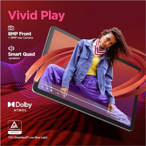 Lenovo Tab M11|8 Gb Ram,128 Gb ROM|11 Inch,90 Hz,72% Ntsc,400 Nits Fhd Display|Wi-Fi Only|Micro Sd Support Upto 1 Tb|Quad Speakers with Dolby Atmos|Octa-Core Processor|13 Mp Rear Camera,Green