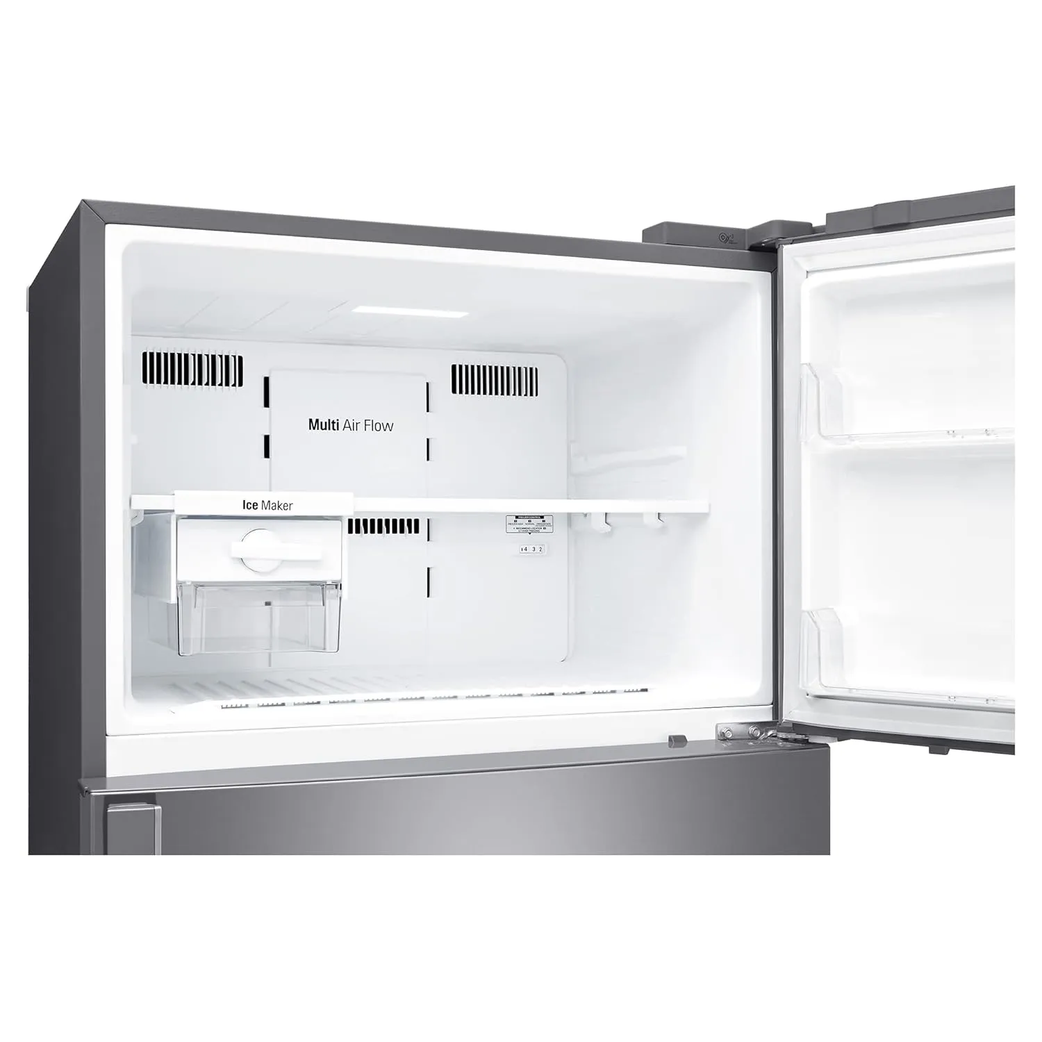 LG GN-H702HLHM 506 L 1 Star Frost Free Inverter Wi-Fi Double Door Refrigerator ( Platinum Silver3, With Hygiene Fresh  & Door Cooling )