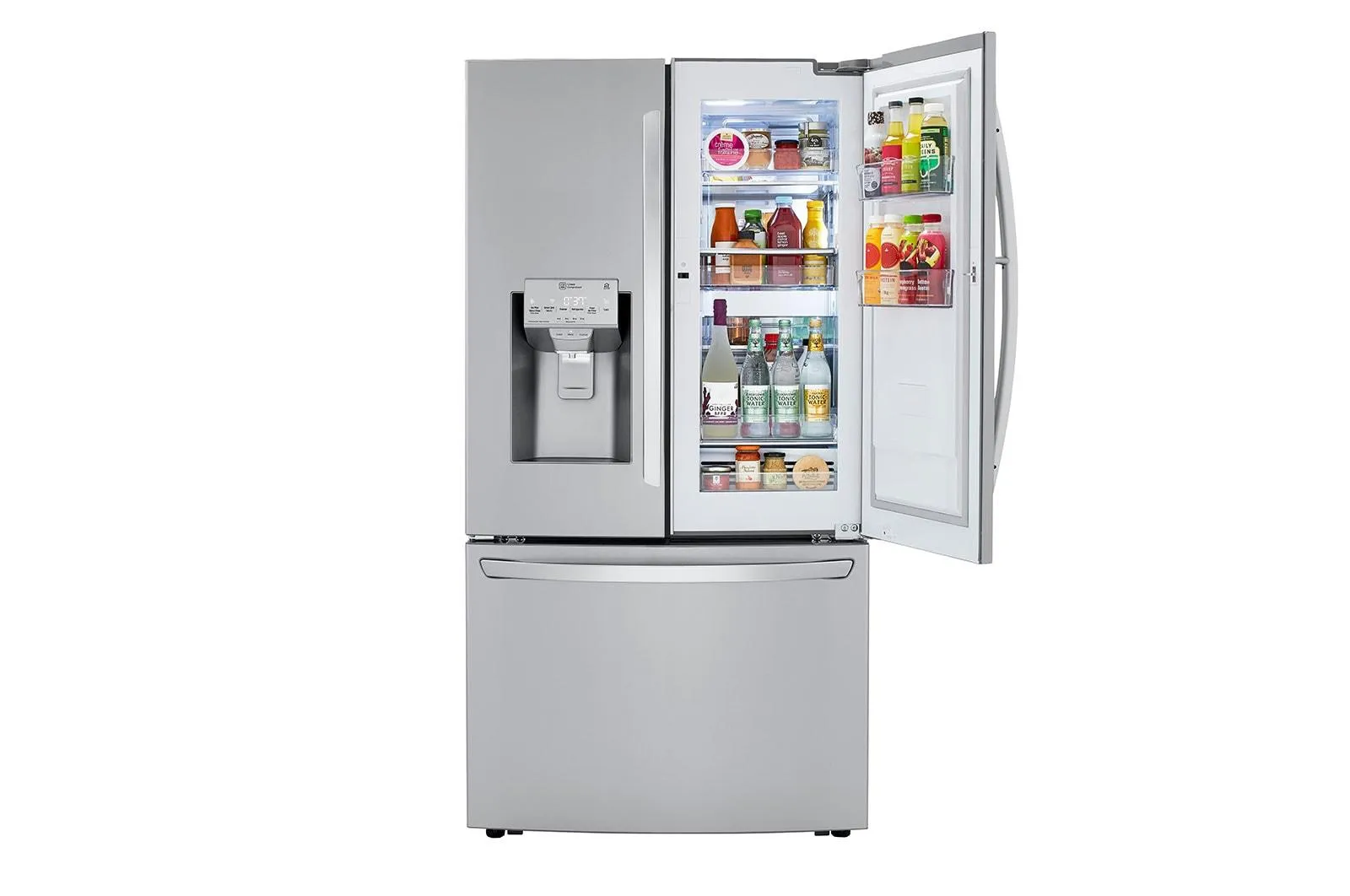 Lg LRFDC2406S 24 cu. ft. Smart wi-fi Enabled Door-in-Door® Counter-Depth Refrigerator with Craft Ice™ Maker