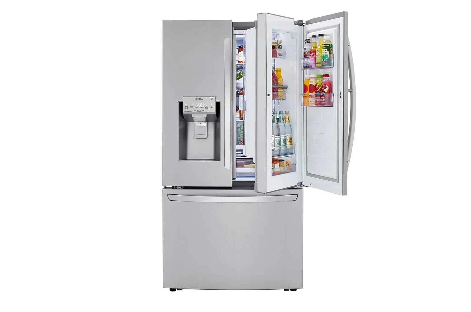 Lg LRFDC2406S 24 cu. ft. Smart wi-fi Enabled Door-in-Door® Counter-Depth Refrigerator with Craft Ice™ Maker