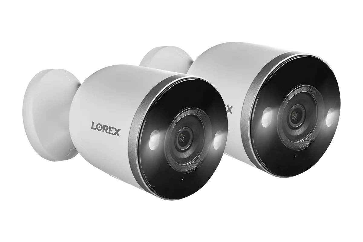 Lorex 2K Spotlight Indoor/Outdoor Wi-Fi Security Camera (2-pack, Cloud-Enabled) - Open Box