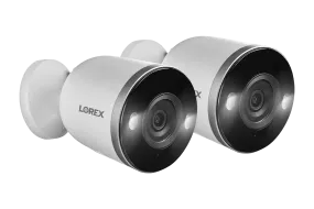 Lorex 2K Spotlight Indoor/Outdoor Wi-Fi Security Camera (2-pack, Cloud-Enabled) - Open Box