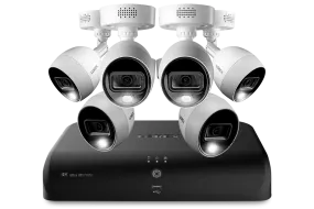 Lorex 4K (8 Camera Capable) 2TB Wired DVR System with Active Deterrence Bullet Cameras - Open Box