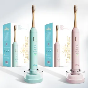 Lumineux® Sonic Electric Toothbrush (In Bloom)   Lumineux® Sonic Electric Toothbrush (Crystalline) Bundle