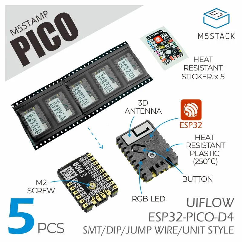 M5Stamp Pico (5pcs)