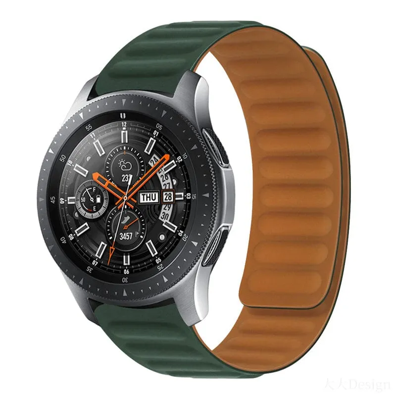 Magnetic Silicone Watch Straps Compatible with the Coros Apex 42mm & Pace 2