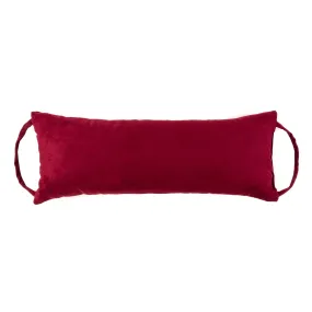 Microsuede Claret Red Wine Rocker Back Extender Pillow - Headrest Pillow