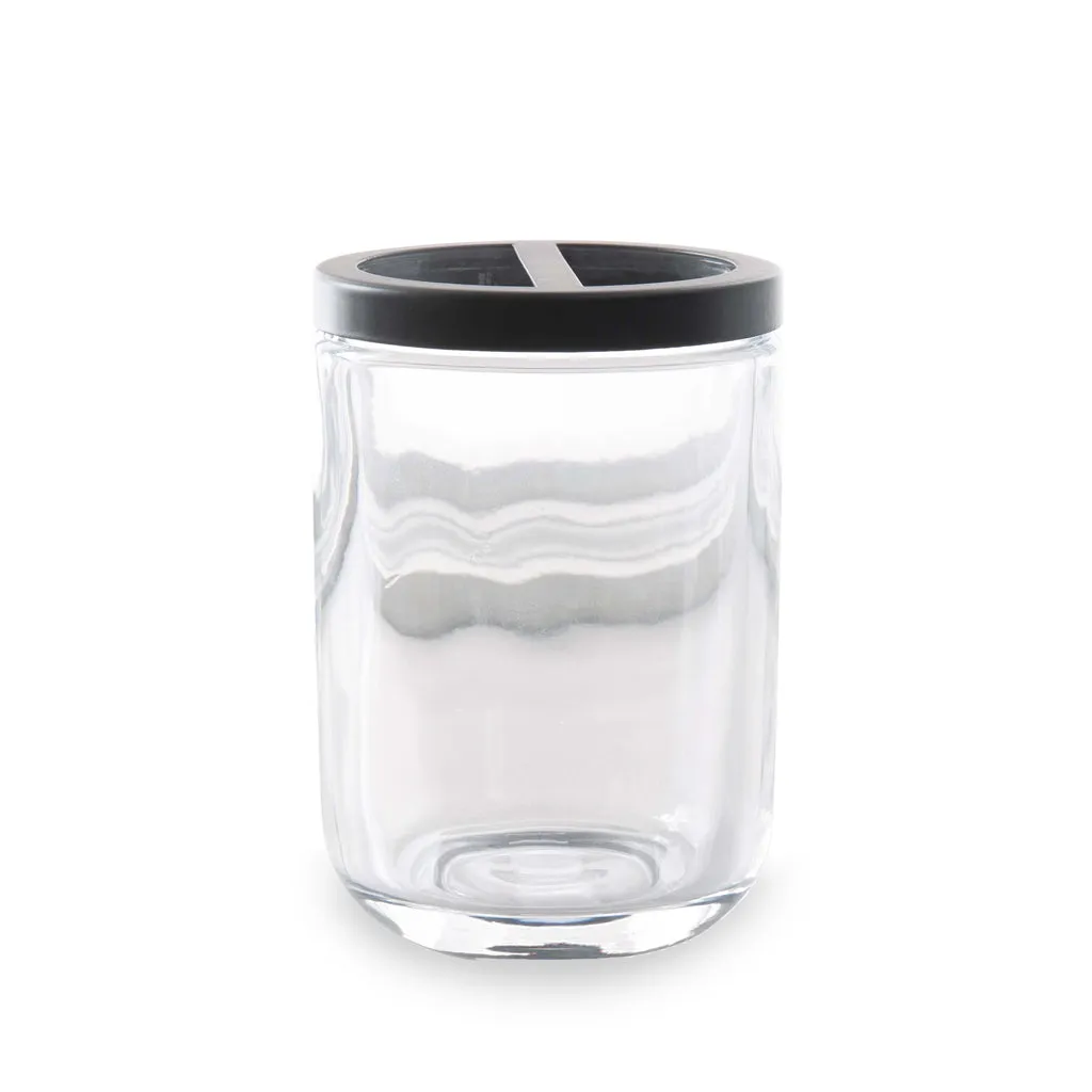 Modern Glass Bath Accessories, Toothbrush Holder