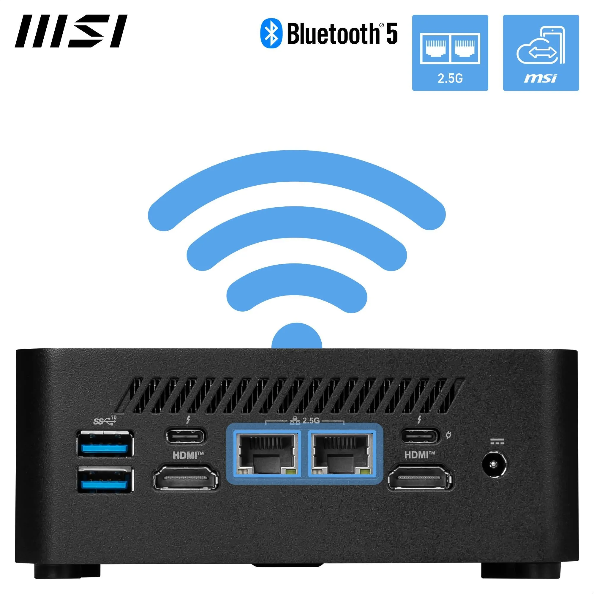 MSI Cubi NUC 1M-056AU Mini Desktop PC NUC (Intel Core 5)[1TB SSD]