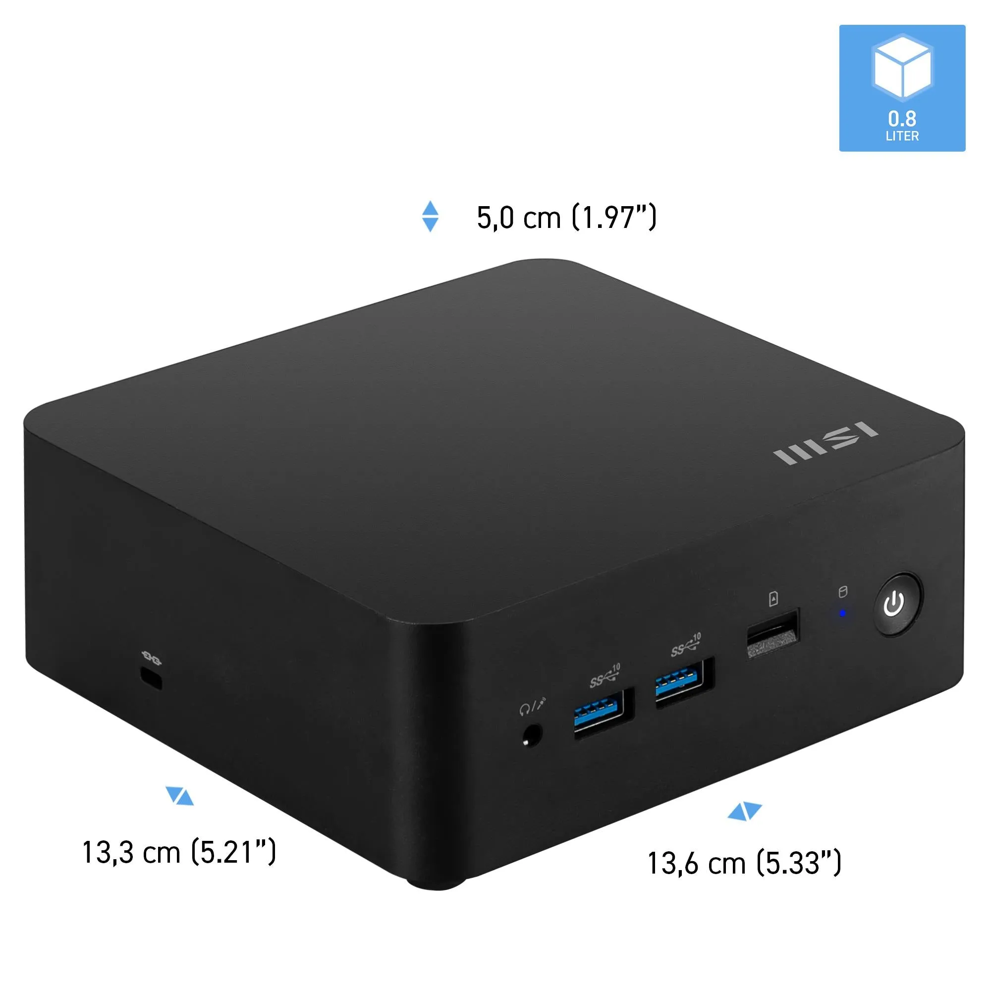 MSI Cubi NUC 1M-056AU Mini Desktop PC NUC (Intel Core 5)[1TB SSD]