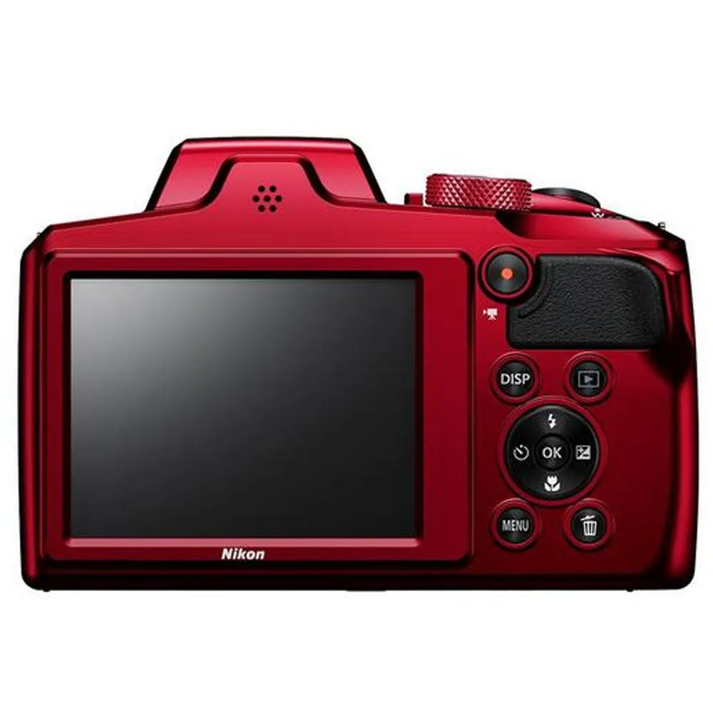 Nikon COOLPIX B600 16MP Full HD Video Recording Wi-Fi Digital Camera (Red)