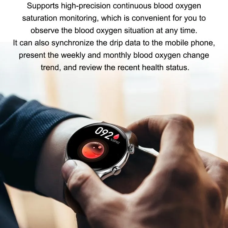 Ochstin 5HK8 Pro Smartwatch with 1.36" Display - Blood Oxygen & Blood Pressure Monitor, Bluetooth Connectivity