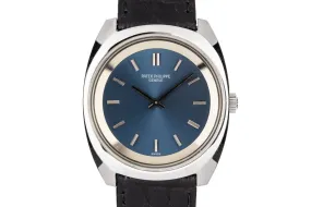 Patek Philippe Steel Calatrava 3579 Blue Dial