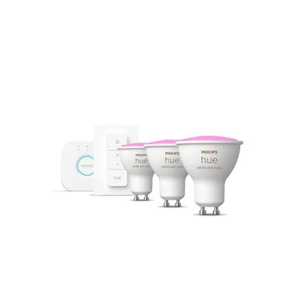 Philips Hue Wca Starter Kit 4,3W Gu10 3Pcs, Bridge, Switch Philips Hue | Hue Wca Starter Kit 4,3W Gu10 3Pcs, Bridge, Swi