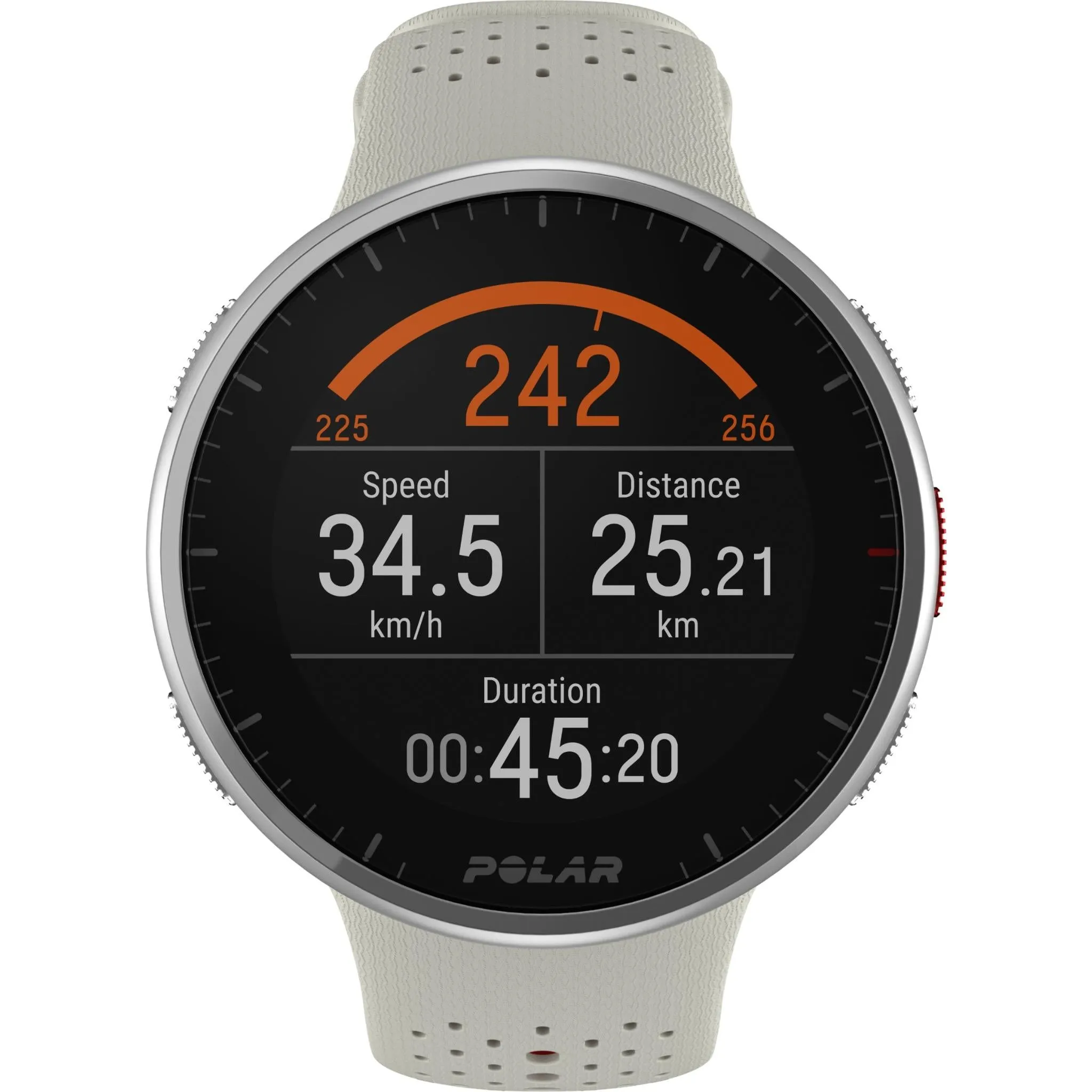 Polar Pacer Pro Advanced GPS Running Watch (Snow White)