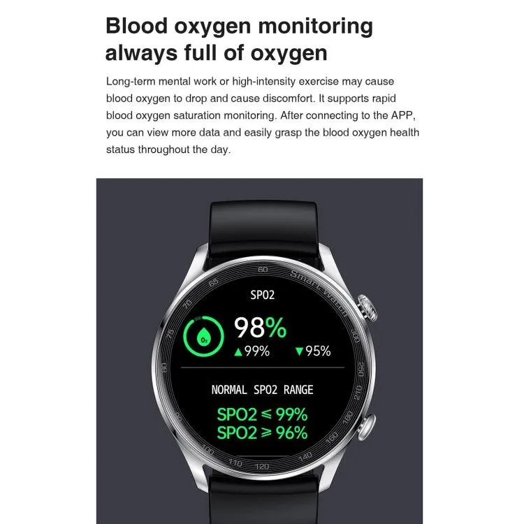 Premium AK32 1.36" IPS Smart Watch with Bluetooth Calling & Blood Oxygen Monitoring - Stylish Steel Band