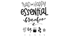 Rad & Happy Procreate Brush Set