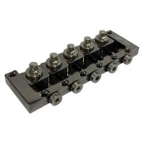 Ray Ross Saddle-Less Bass Bridge ~ 5 String / 19mm Black Nickel