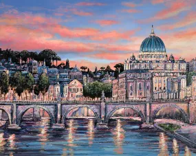 Rome At Evening Time ORIGINAL by Phillip Bissell SOLD