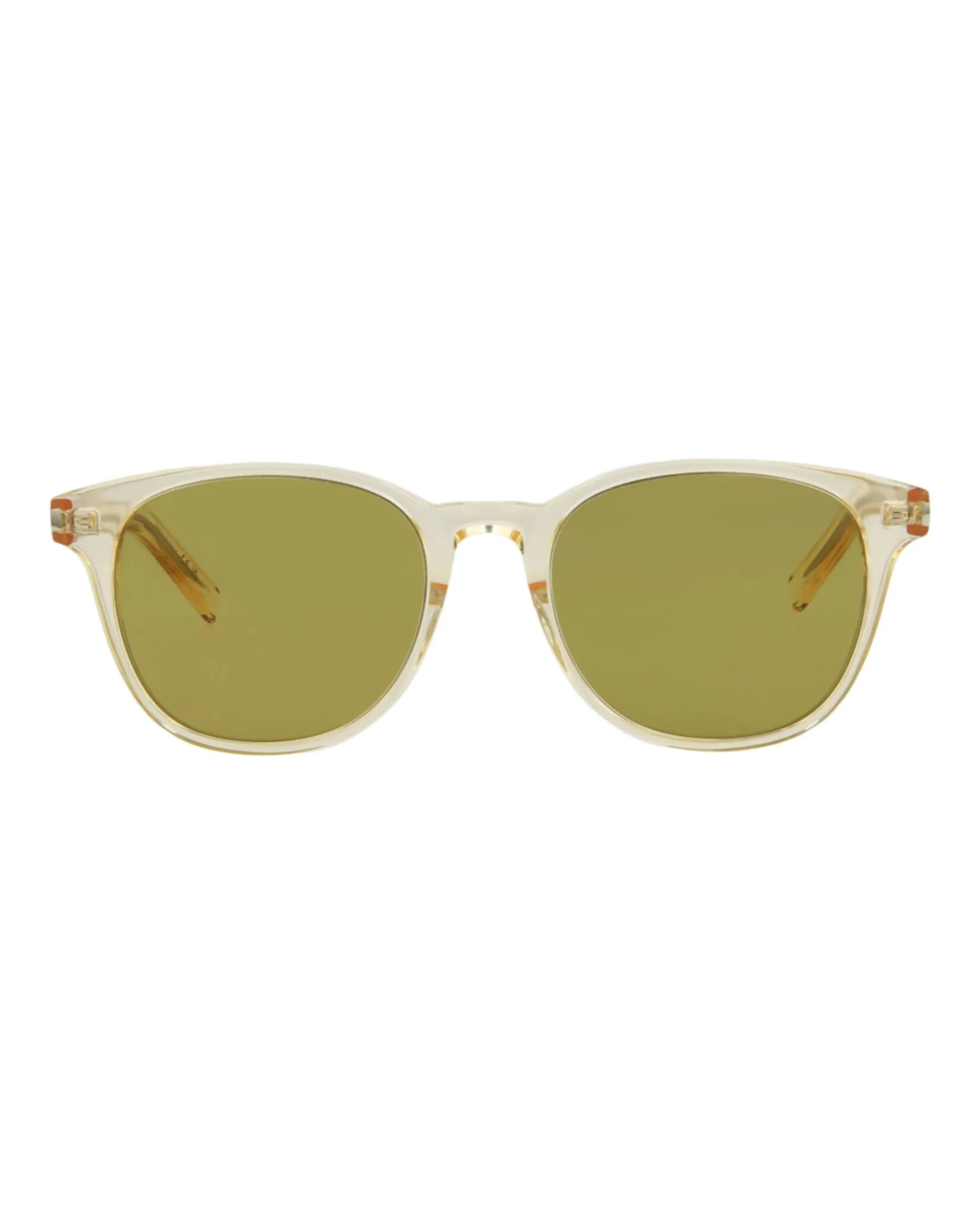 Saint Laurent Round-Frame Acetate Sunglasses, style # SL527ZOE-30013278002