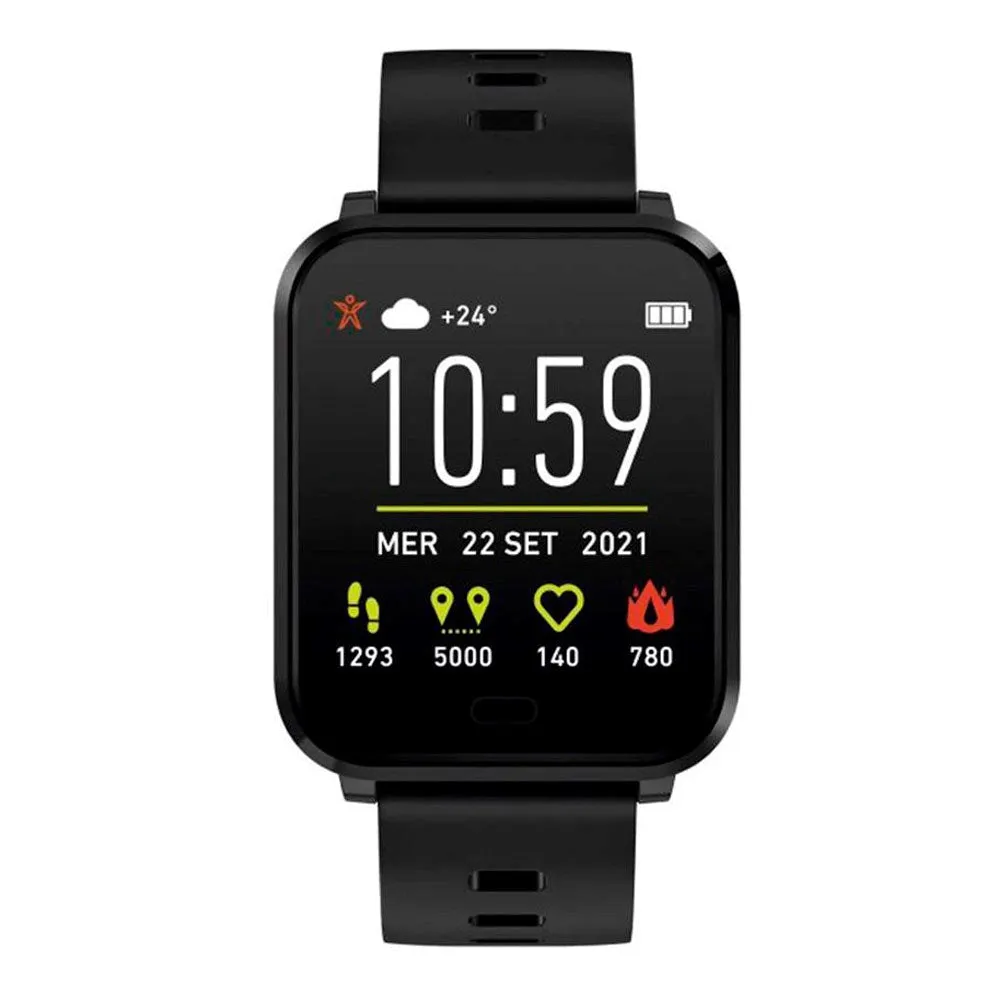 SBS Beat Spirit Smartwatch m. Søvntracker & Skridttæller - Sort