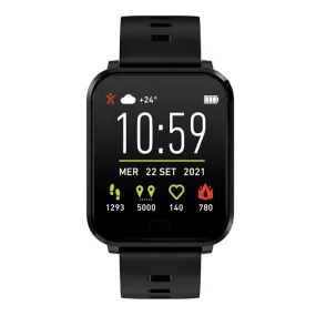 SBS Beat Spirit Smartwatch m. Søvntracker & Skridttæller - Sort