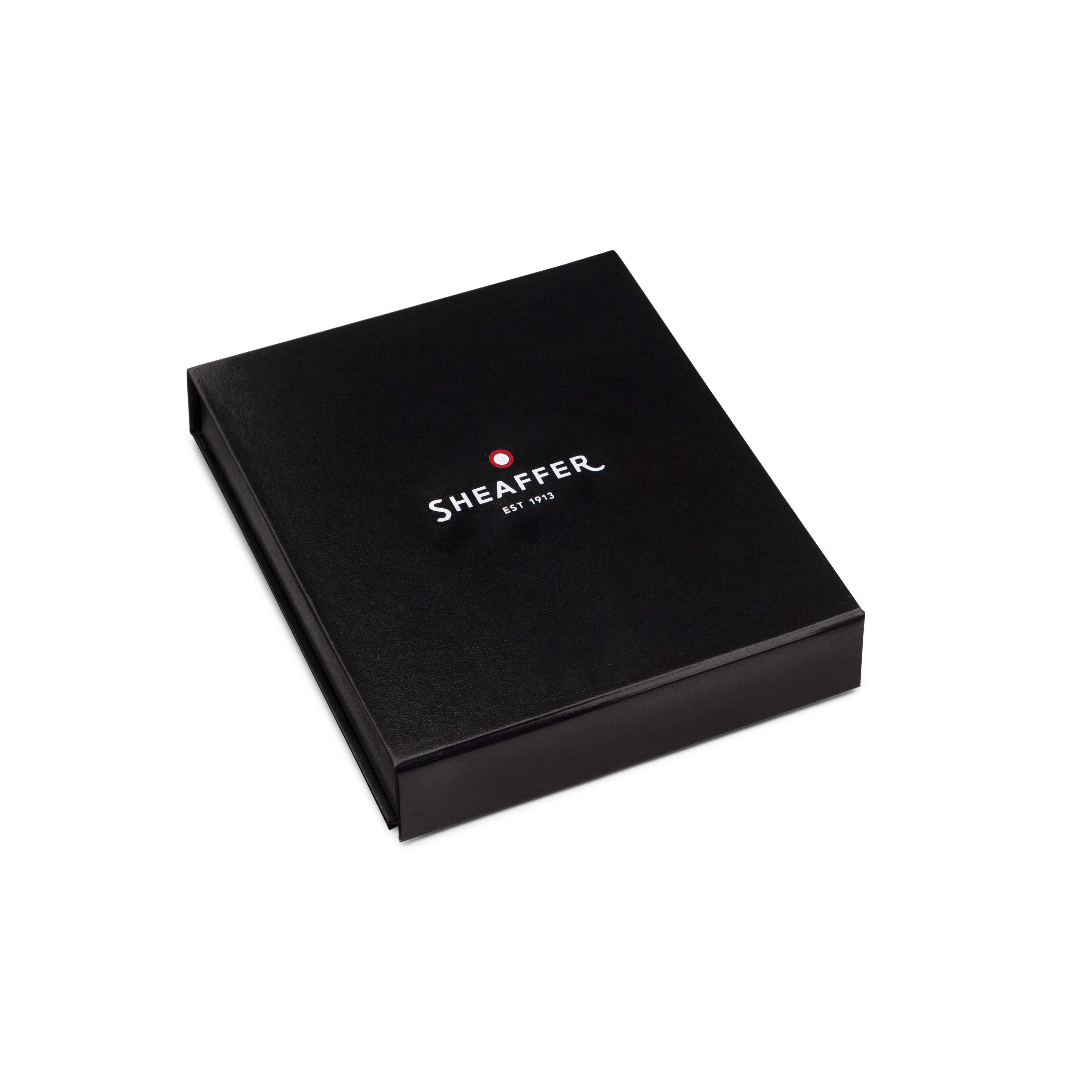 Sheaffer Gift Set ft. Matte Black VFM Ballpoint Pen with Chrome Trims and Small Notebook