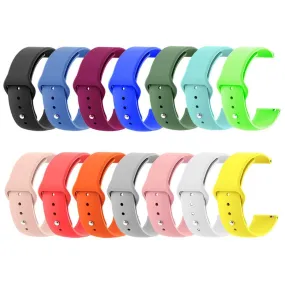 Silicone Button Style Watch Straps Compatible with Citizen 22mm Range