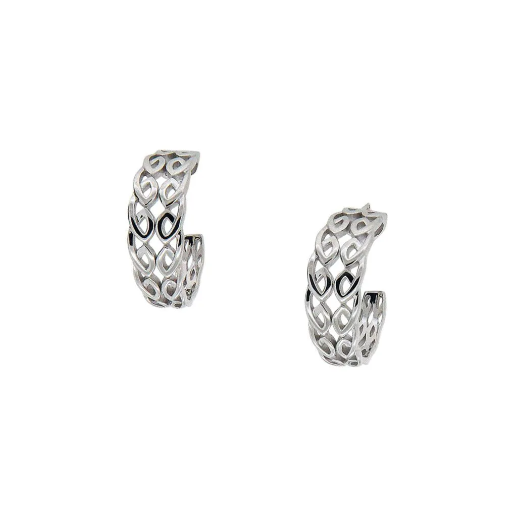 Silver Bridge Post Earrings