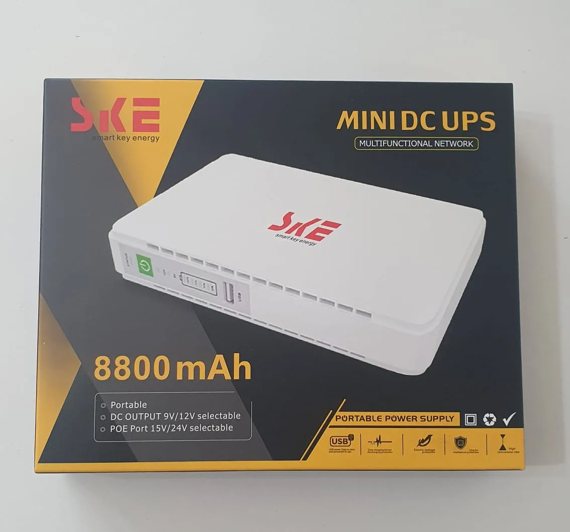 SKE MINI DC UPS 8800 MAH