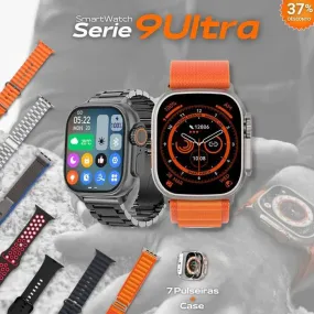 SmartWatch - Serie 9 Ultra (Kit 7 Pulseiras   Case)