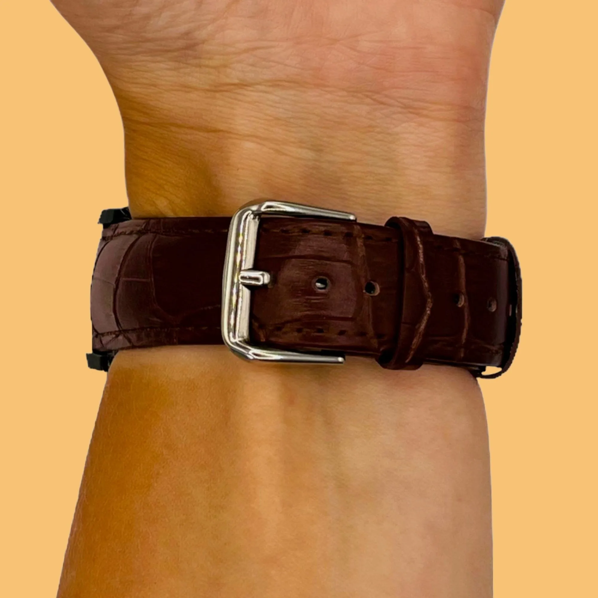 Snakeskin Leather Watch Straps Compatible with the T92 Smartwatch