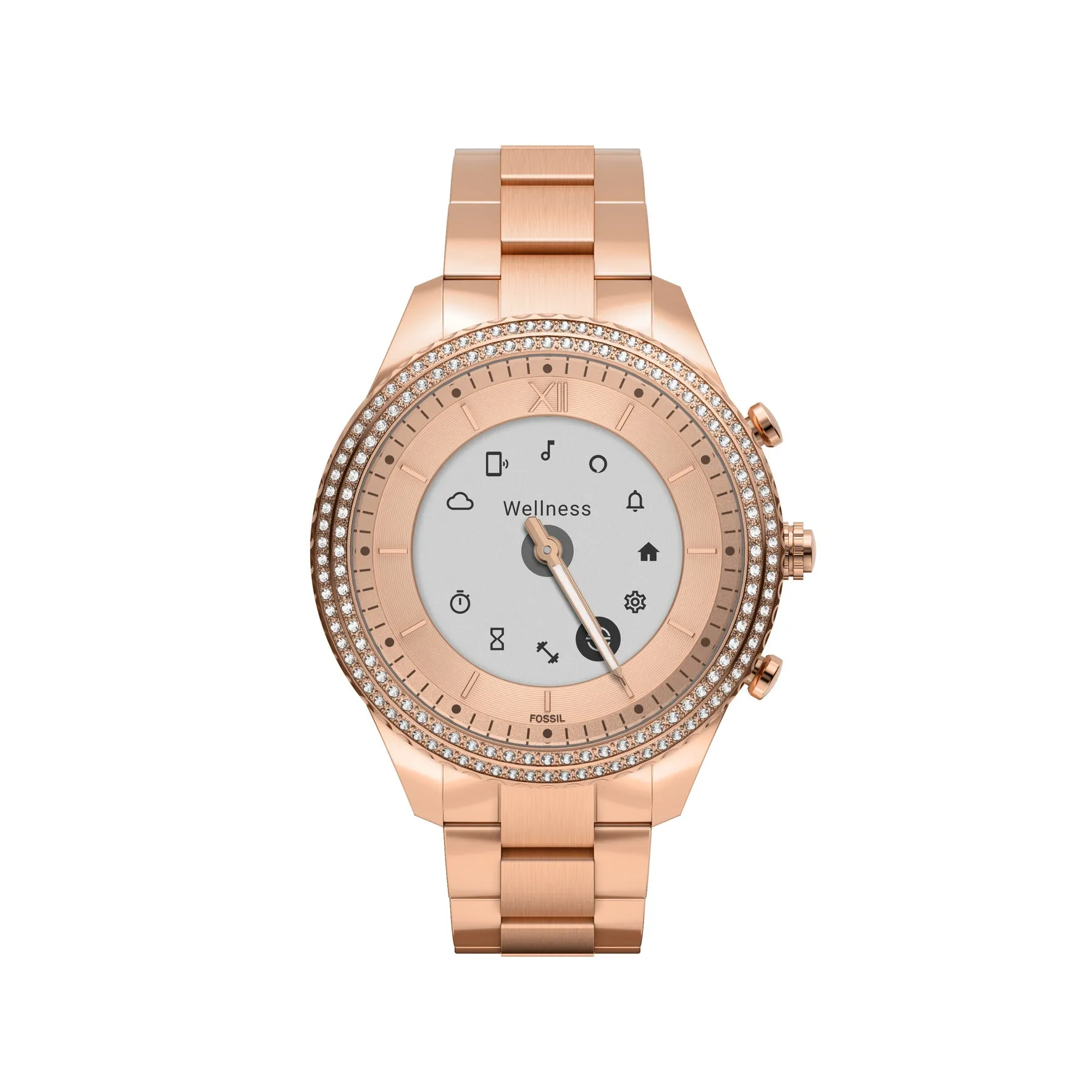 Stella Gen 6 Hybrid Smartwatch Rose Gold-Tone Stainless Steel